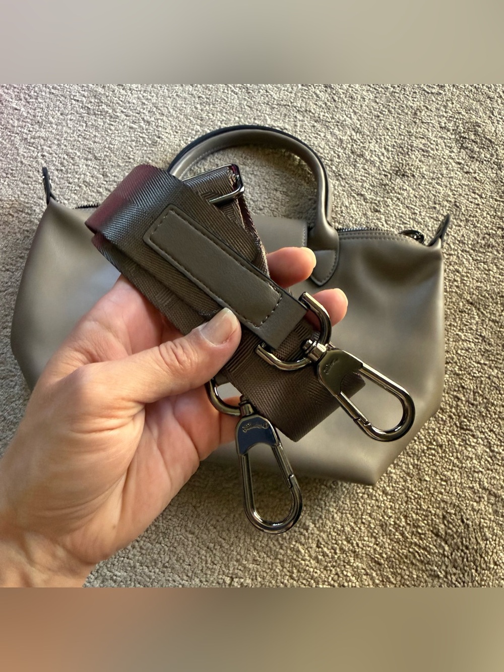 Longchamp Le Pliage Xtra S - color turtledove - Picture 11 of 12